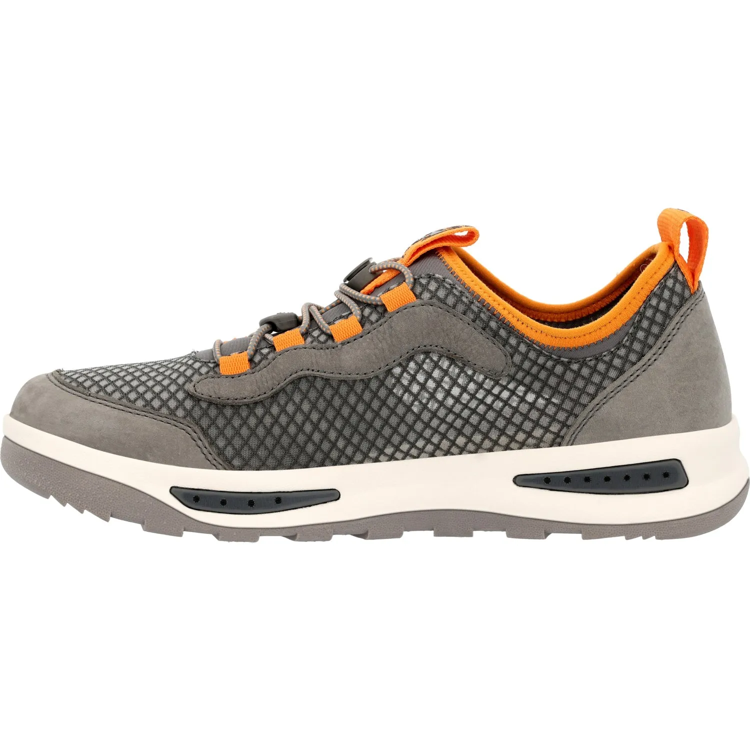 Rocky Mens Nowake Outdoor Grey/Orange Mesh Hiking Shoes