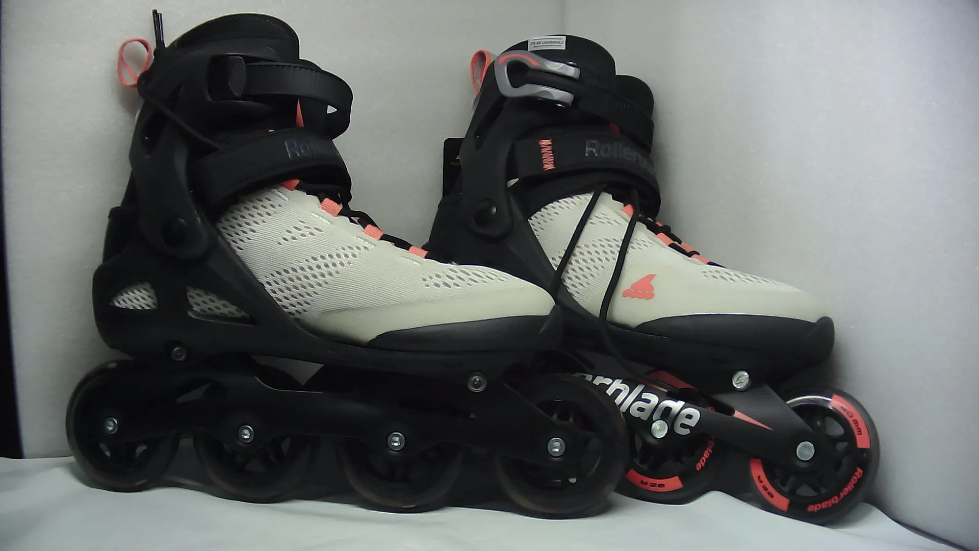 Rollerblade Macroblade 80 Womens Glacier Grey/Coral 12 (Without Original Box)