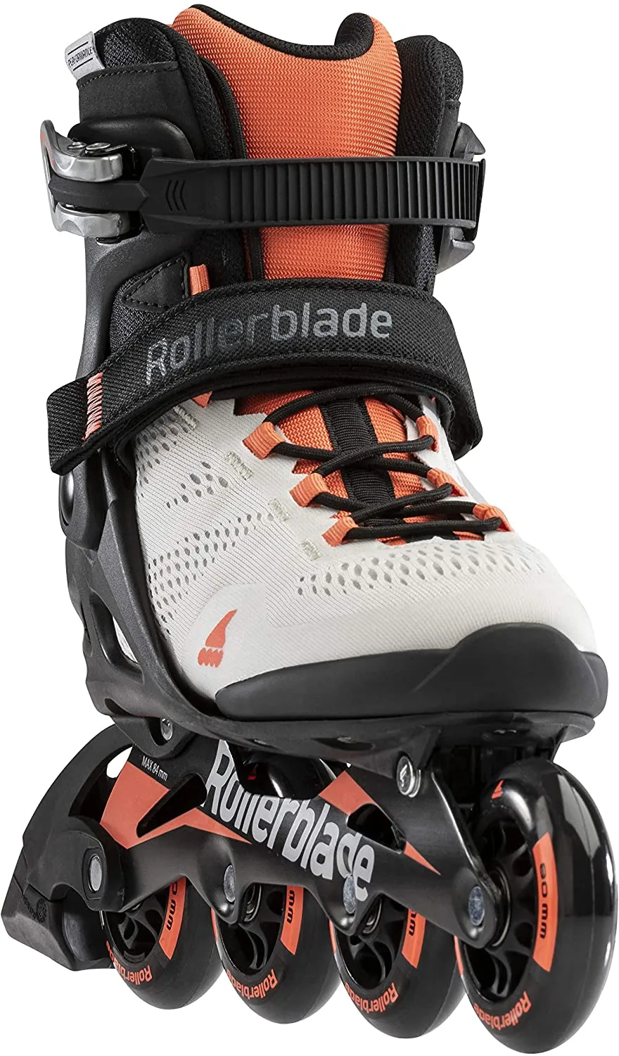 Rollerblade Macroblade 80 Womens Glacier Grey/Coral 7