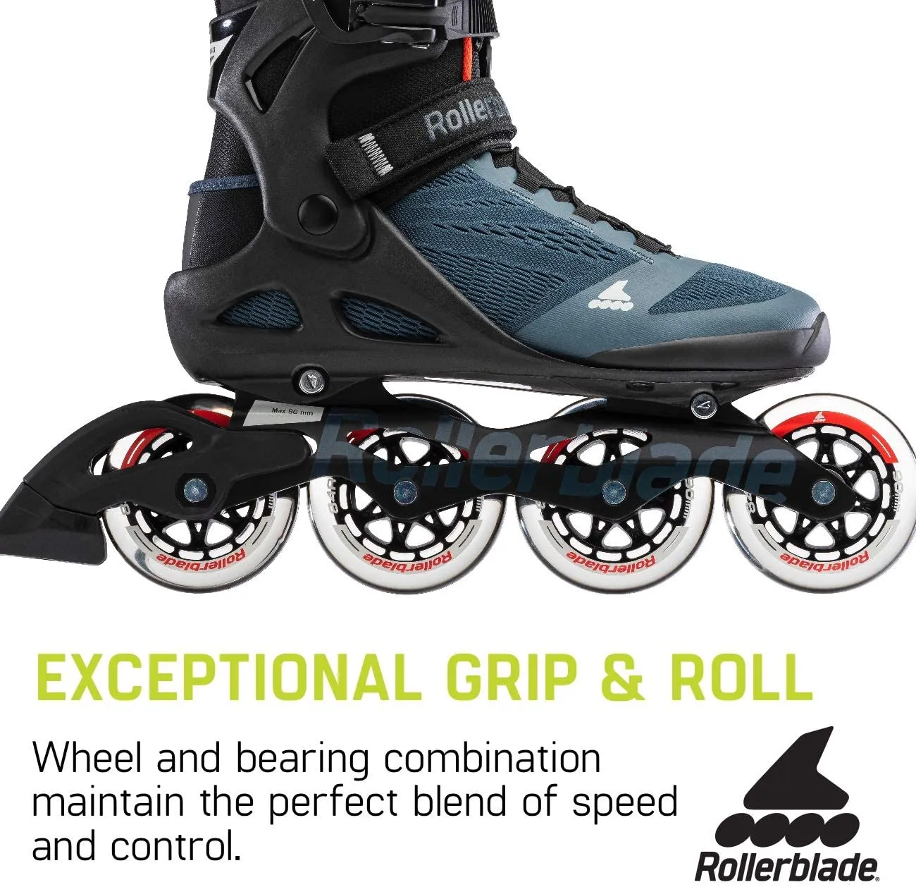 Rollerblade Macroblade 90 Orion Blue/Spicy Orange 10