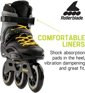 Rollerblade RB 110 Mens Black/Saffron Yellow 11 (Without Original Box)