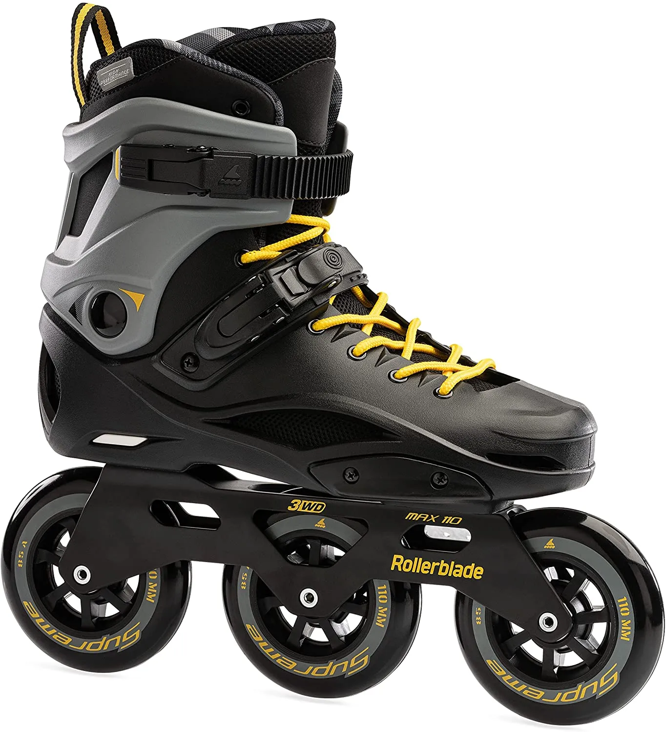 Rollerblade RB 110 Mens Black/Saffron Yellow 7 (Without Original Box)