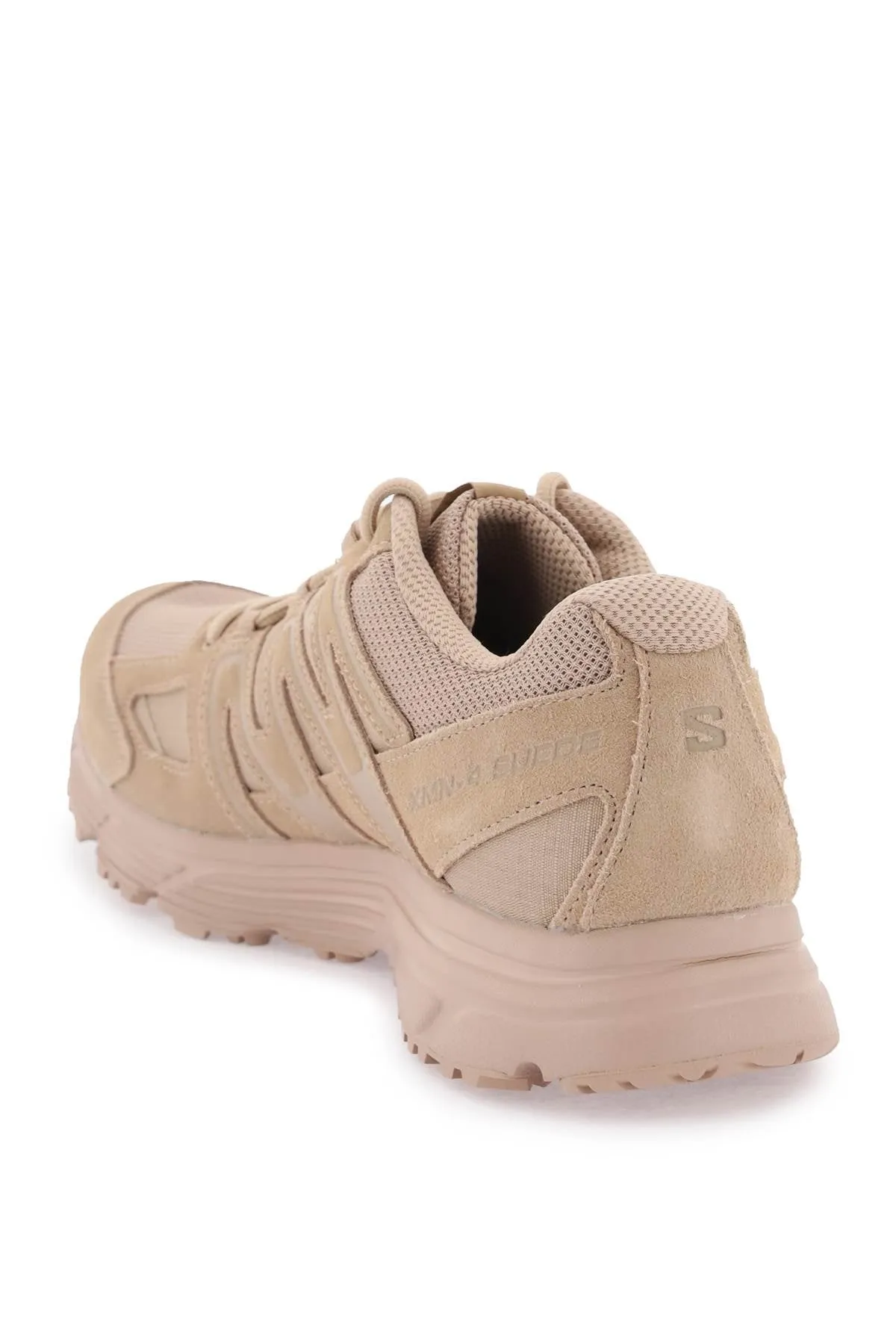 Salomon x-mission 4 suede sneakers