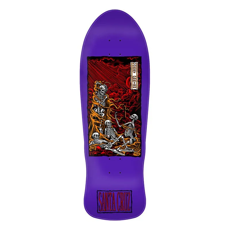 Santa Cruz 9.85" x 30" OBrien Purgatory Reissue Skateboard Deck