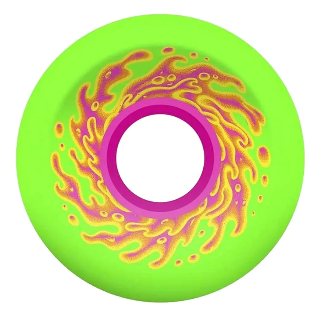 Santa Cruz OG Mini Slime Balls Neon Green 54.5 mm Wheels - Ruedas