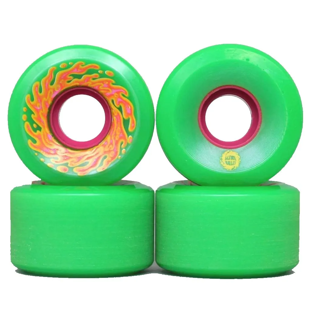 Santa Cruz OG Mini Slime Balls Neon Green 54.5 mm Wheels - Ruedas