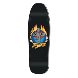 Santa Monica Airlines 9.5" x 31" Black Dip Stigmata (SMA) Skateboard Deck