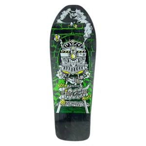 Schmitt Stix 9.5" x 30.5" Allen Midgett Magic Train (BLACK STAIN) Skateboard Deck