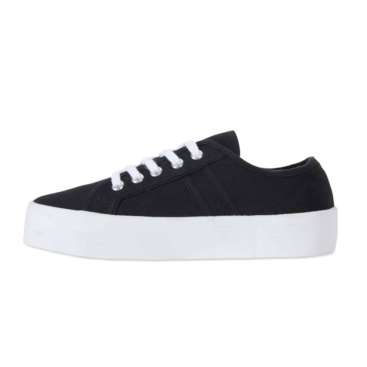 Scott Sneaker in Black Canvas