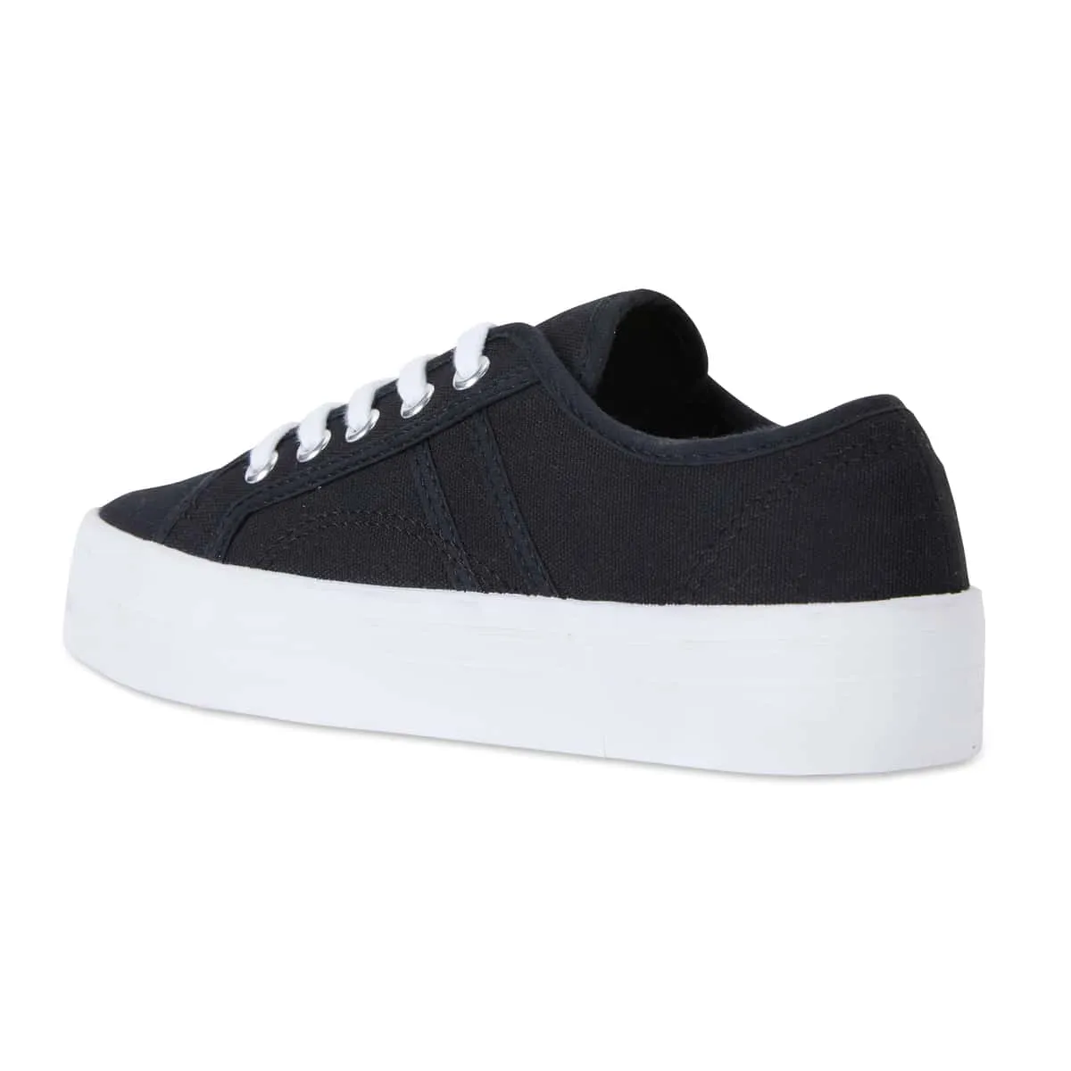 Scott Sneaker in Black Canvas