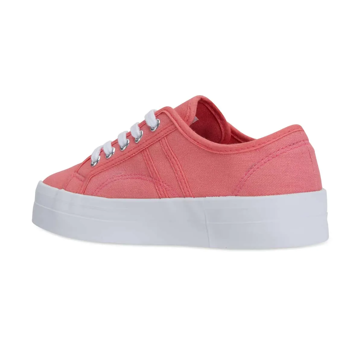 Scott Sneaker in Coral Fabric