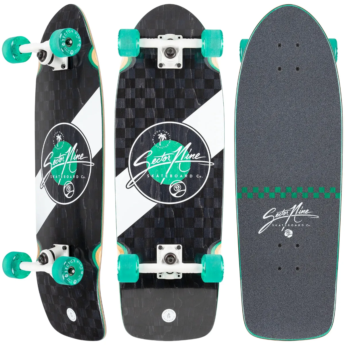 Sector 9 Fat Wave Mosaic 30" Skateboard Complete