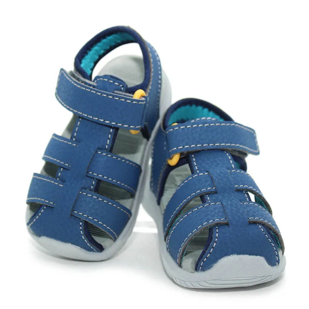 See Kai Run Cyrus IV FlexinRun Sandals Navy Infants Walkers Toddlers Kids Boys - Kids Shoes