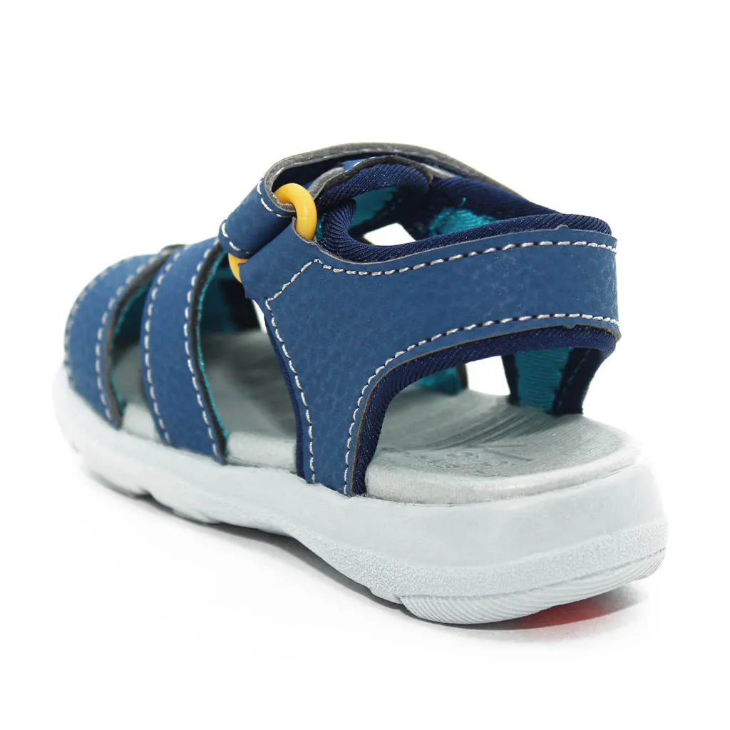 See Kai Run Cyrus IV FlexinRun Sandals Navy Infants Walkers Toddlers Kids Boys - Kids Shoes