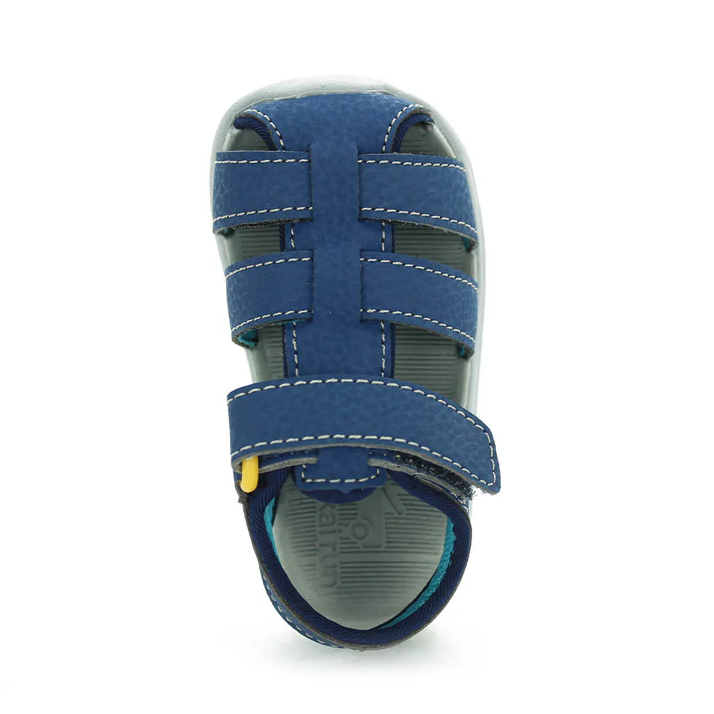 See Kai Run Cyrus IV FlexinRun Sandals Navy Infants Walkers Toddlers Kids Boys - Kids Shoes