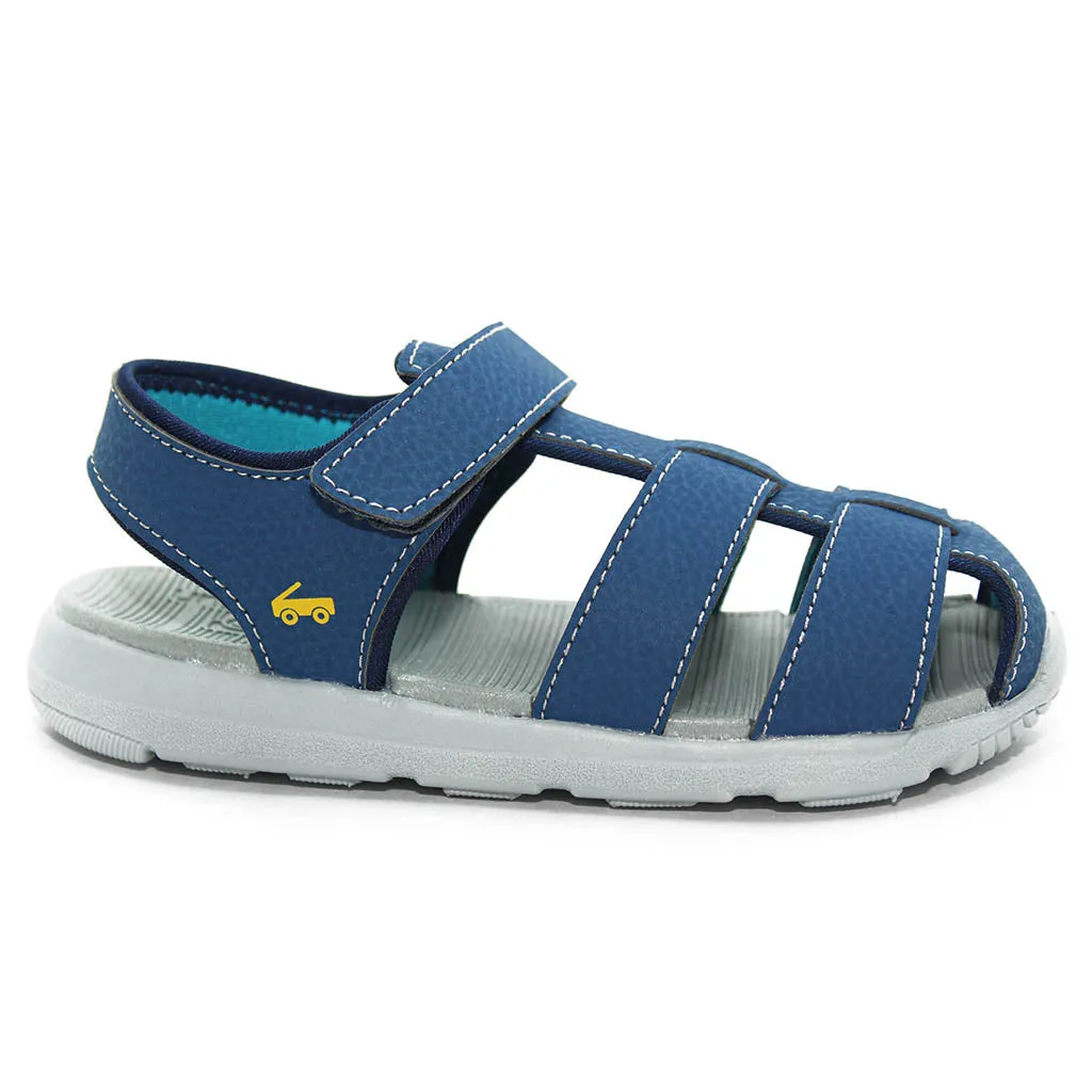 See Kai Run Cyrus IV FlexinRun Sandals Navy Infants Walkers Toddlers Kids Boys - Kids Shoes