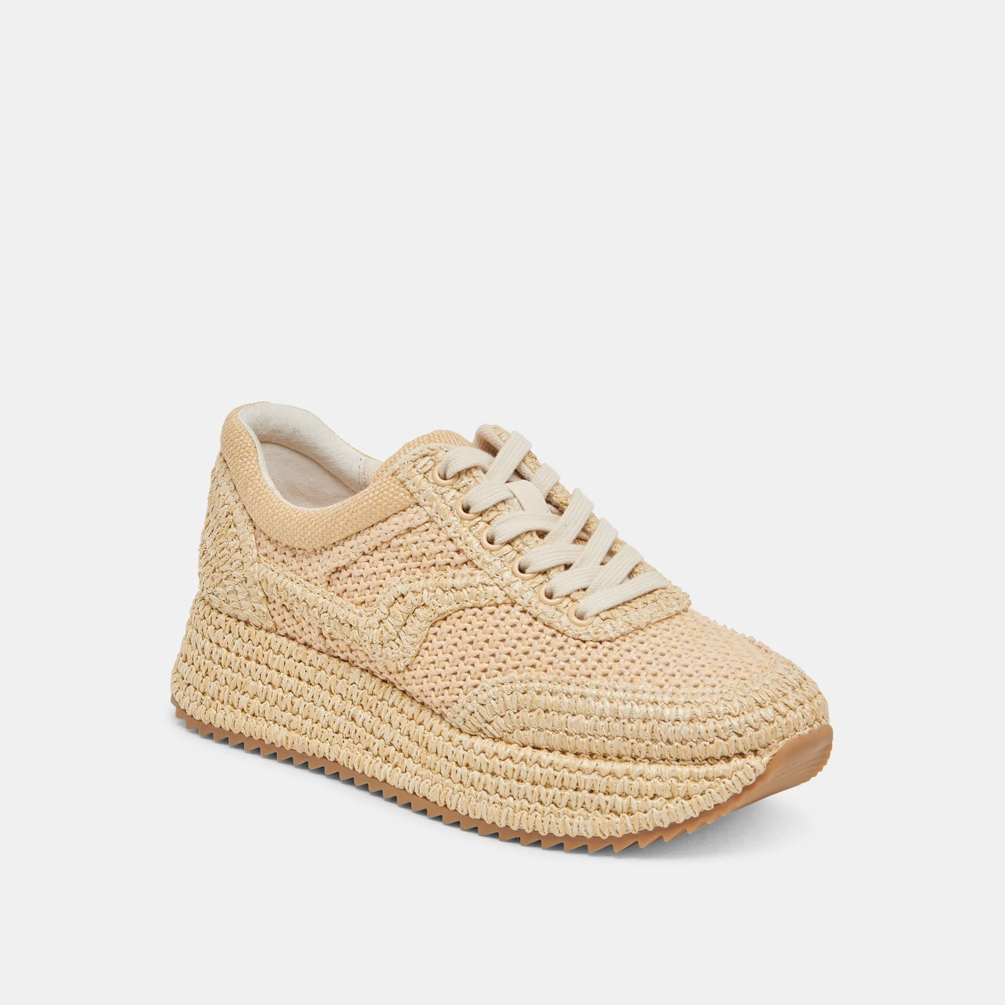 SHYLOH SNEAKERS LT NATURAL RAFFIA