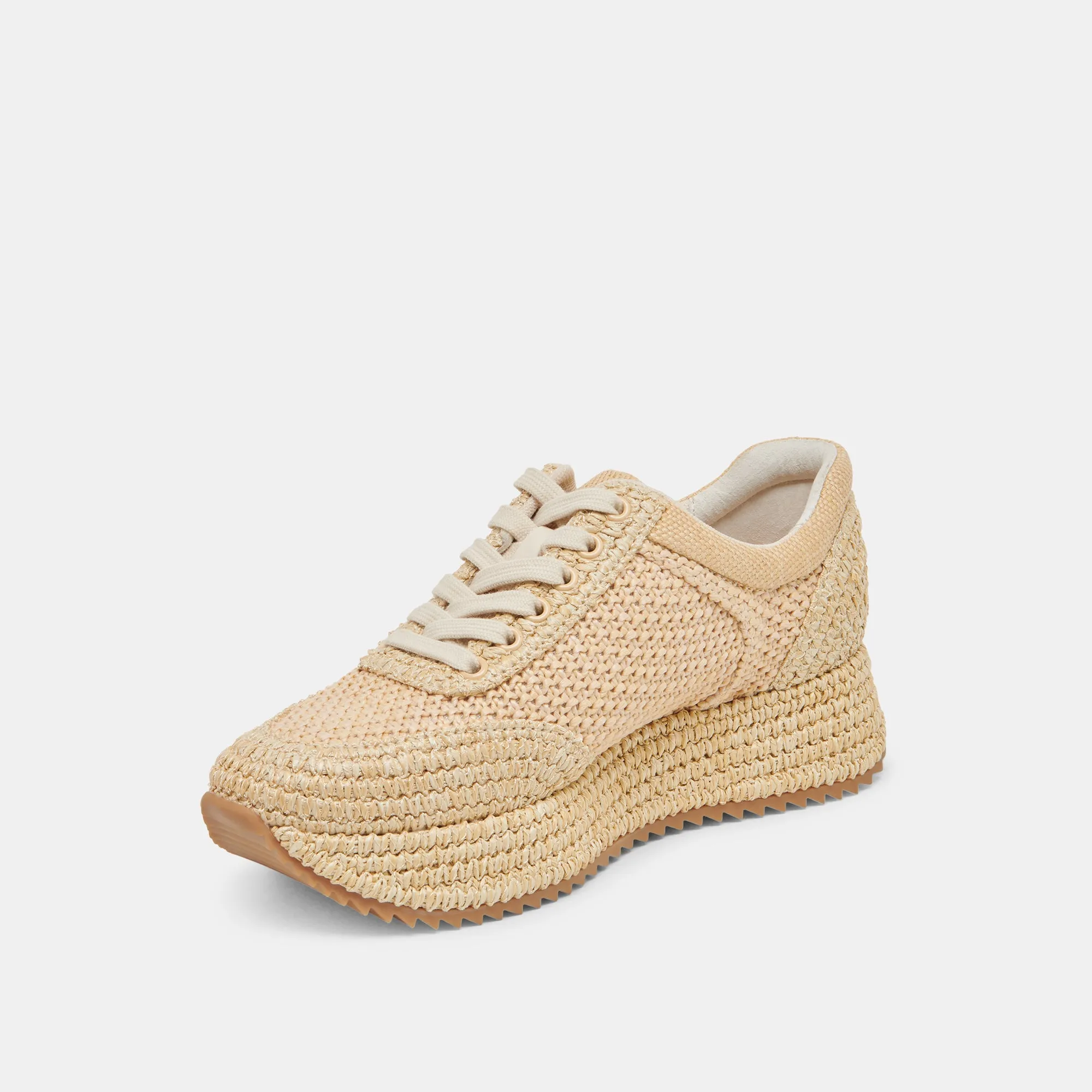 SHYLOH SNEAKERS LT NATURAL RAFFIA