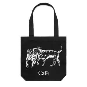 Skate Cafe Pooch Tote - Black