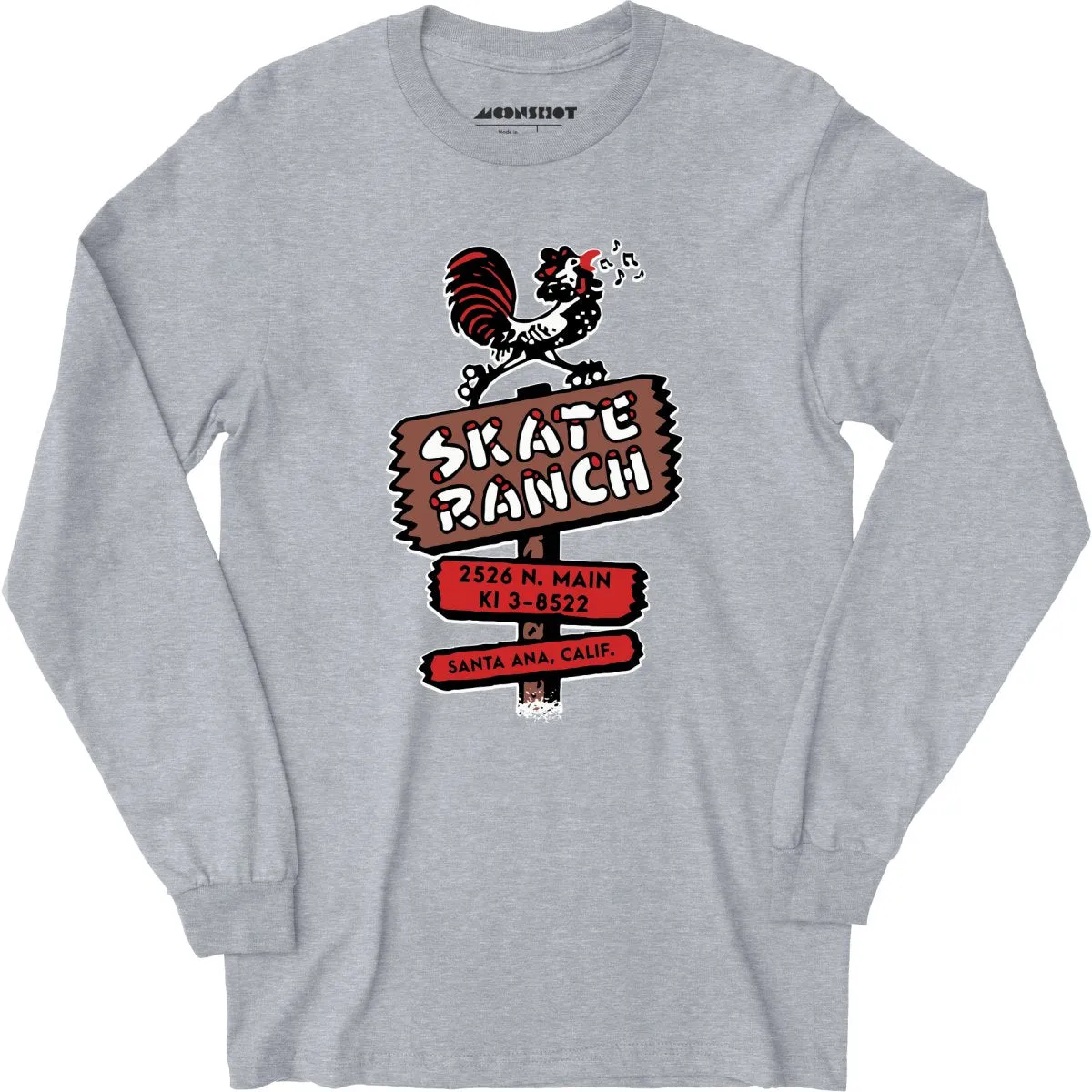 Skate Ranch - Santa Ana, CA - Vintage Roller Rink - Long Sleeve T-Shirt