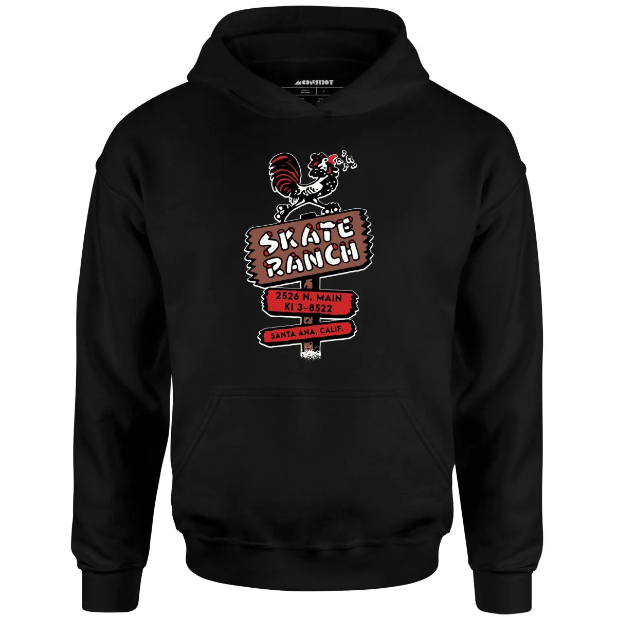 Skate Ranch - Santa Ana, CA - Vintage Roller Rink - Unisex Hoodie