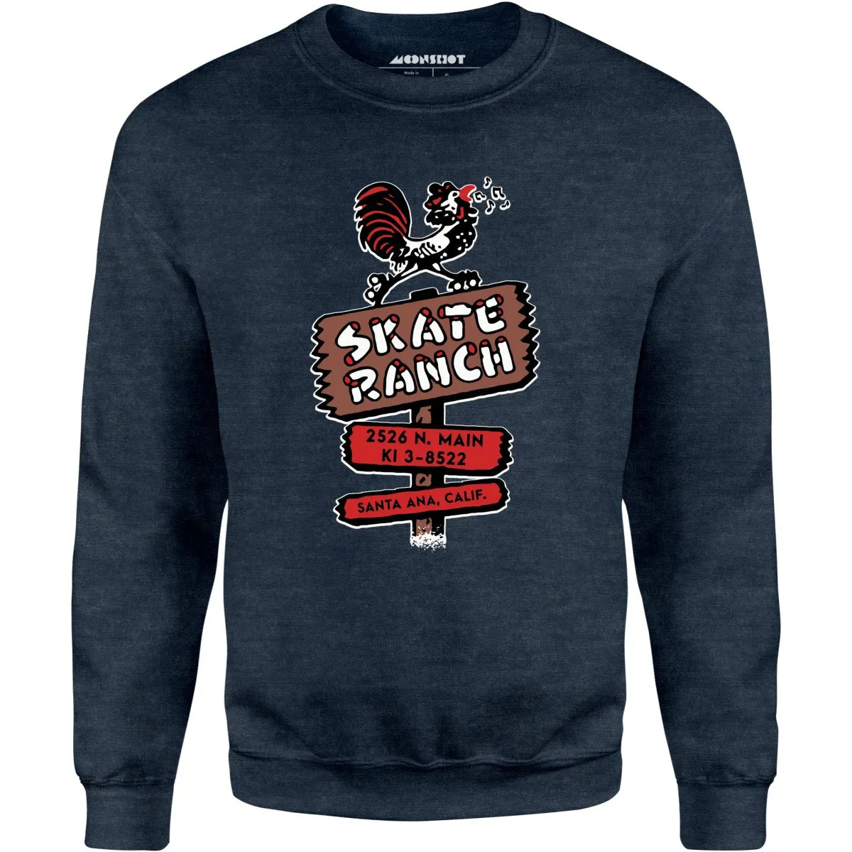 Skate Ranch - Santa Ana, CA - Vintage Roller Rink - Unisex Sweatshirt