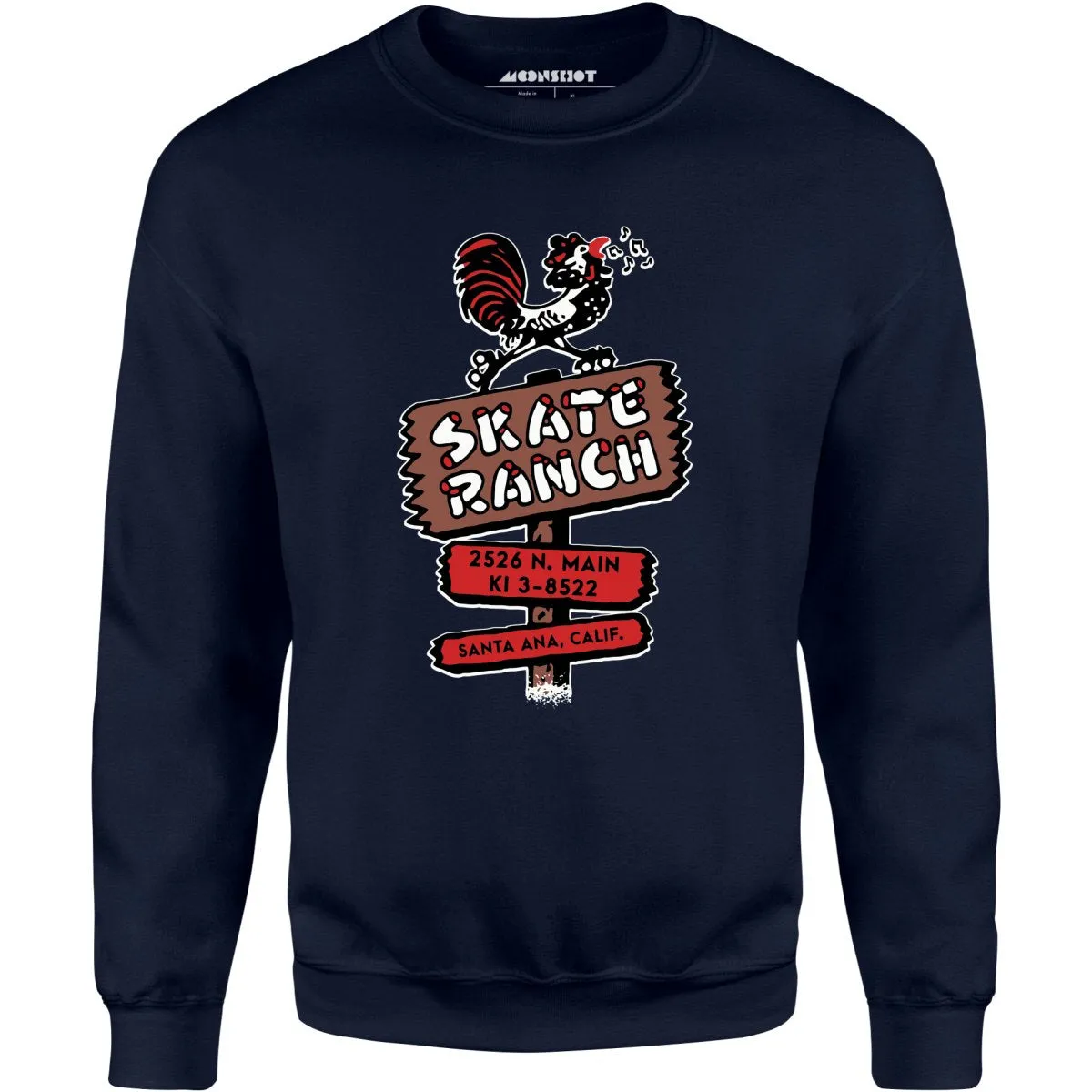 Skate Ranch - Santa Ana, CA - Vintage Roller Rink - Unisex Sweatshirt