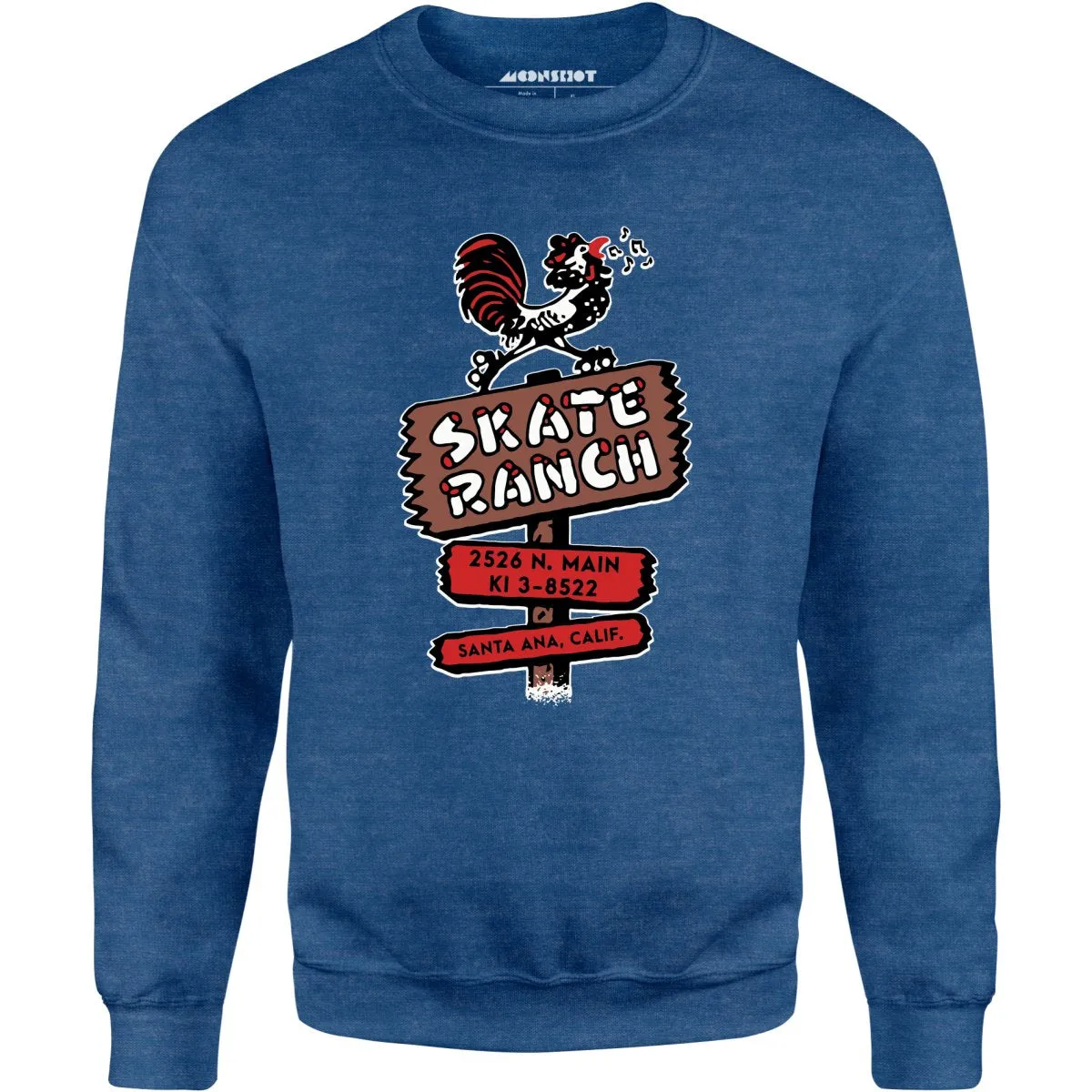 Skate Ranch - Santa Ana, CA - Vintage Roller Rink - Unisex Sweatshirt