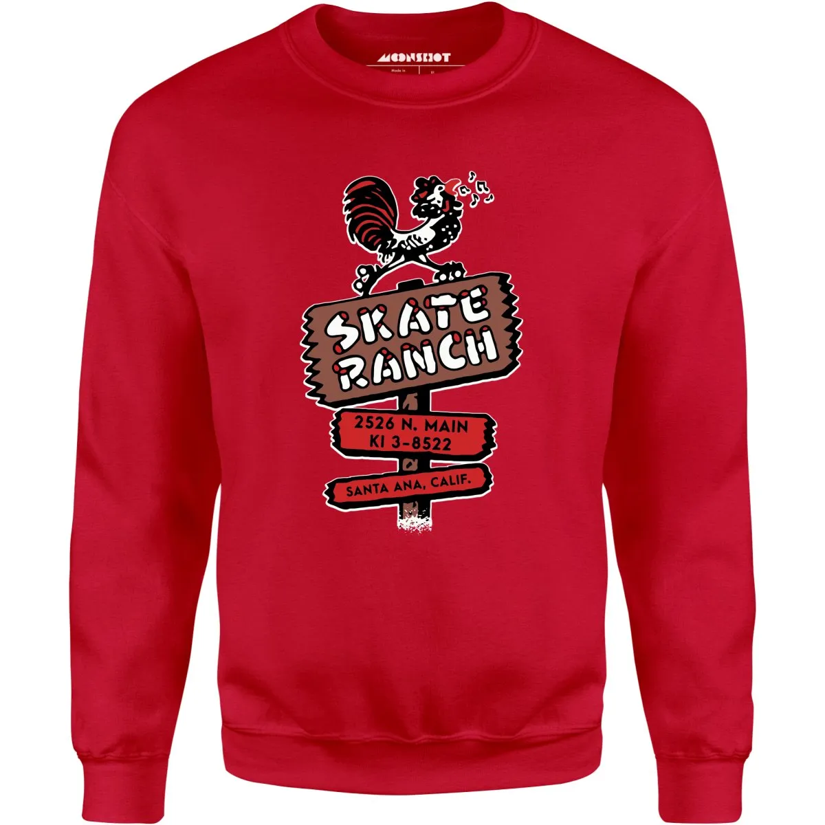 Skate Ranch - Santa Ana, CA - Vintage Roller Rink - Unisex Sweatshirt