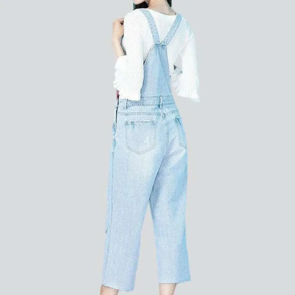 Street denim dungaree for ladies