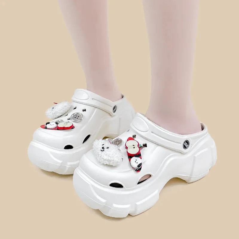 Sweet Puppy Chunky Slip on Outdoor Clogs - Women's