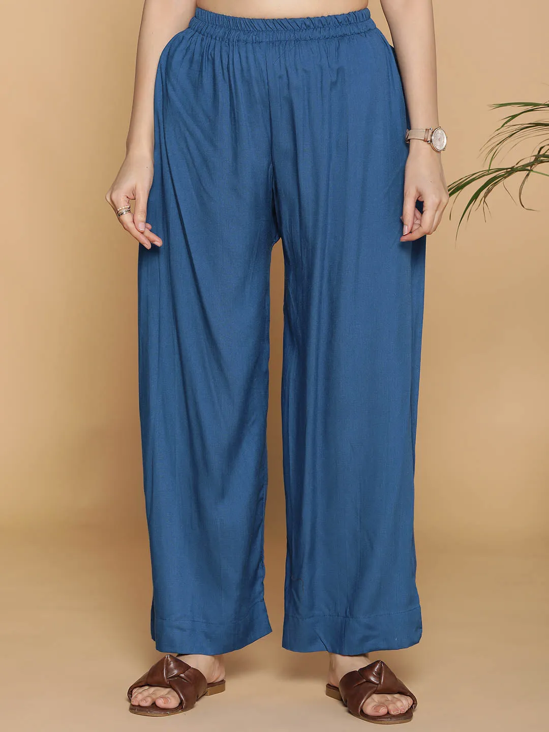 Teal Palazzo Pants