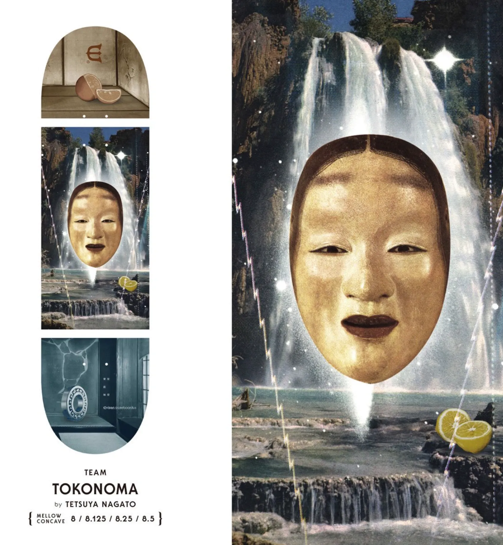 Tokonoma Black 8.5" Skateboard Deck