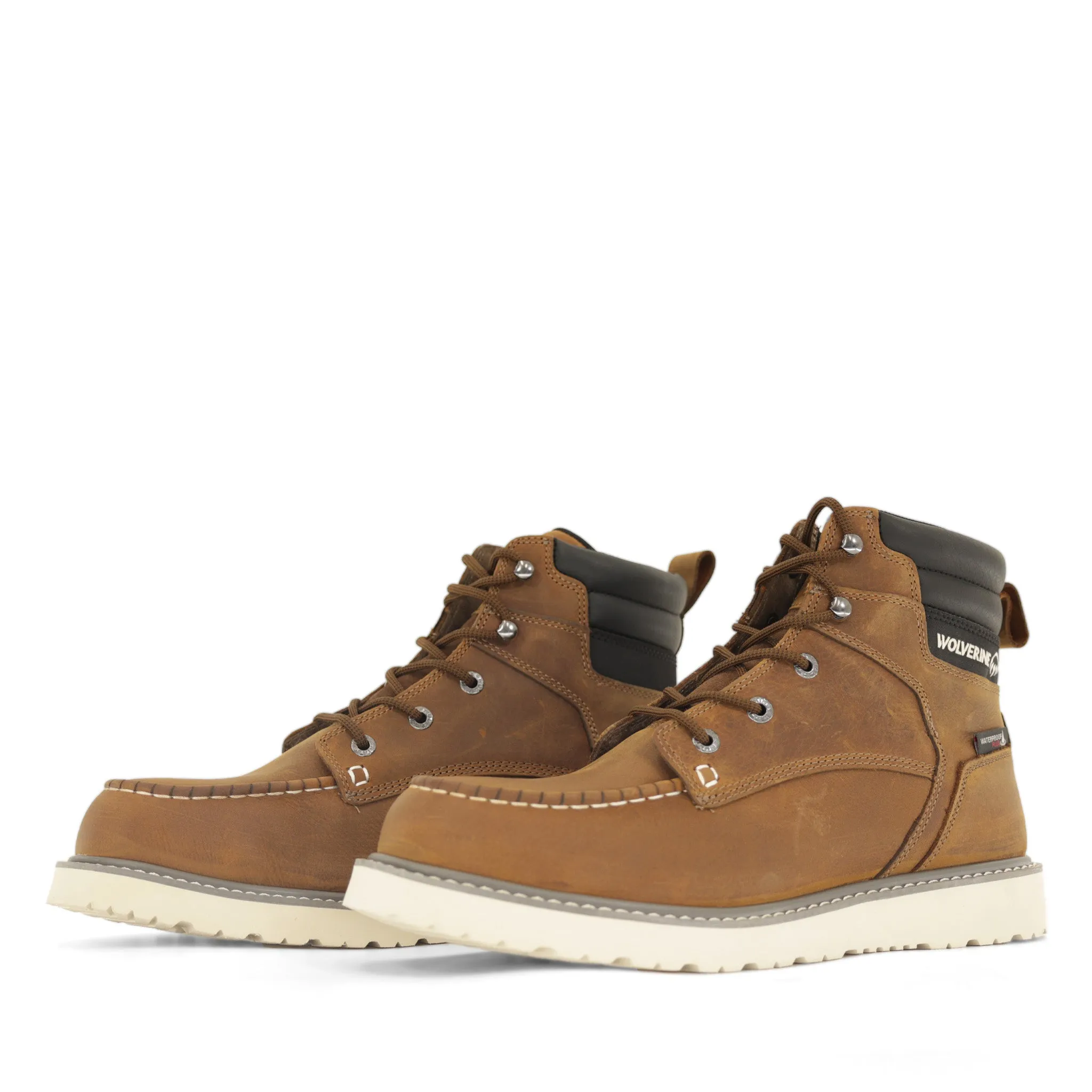 Trade Wedge Steel Toe Wheat Boot