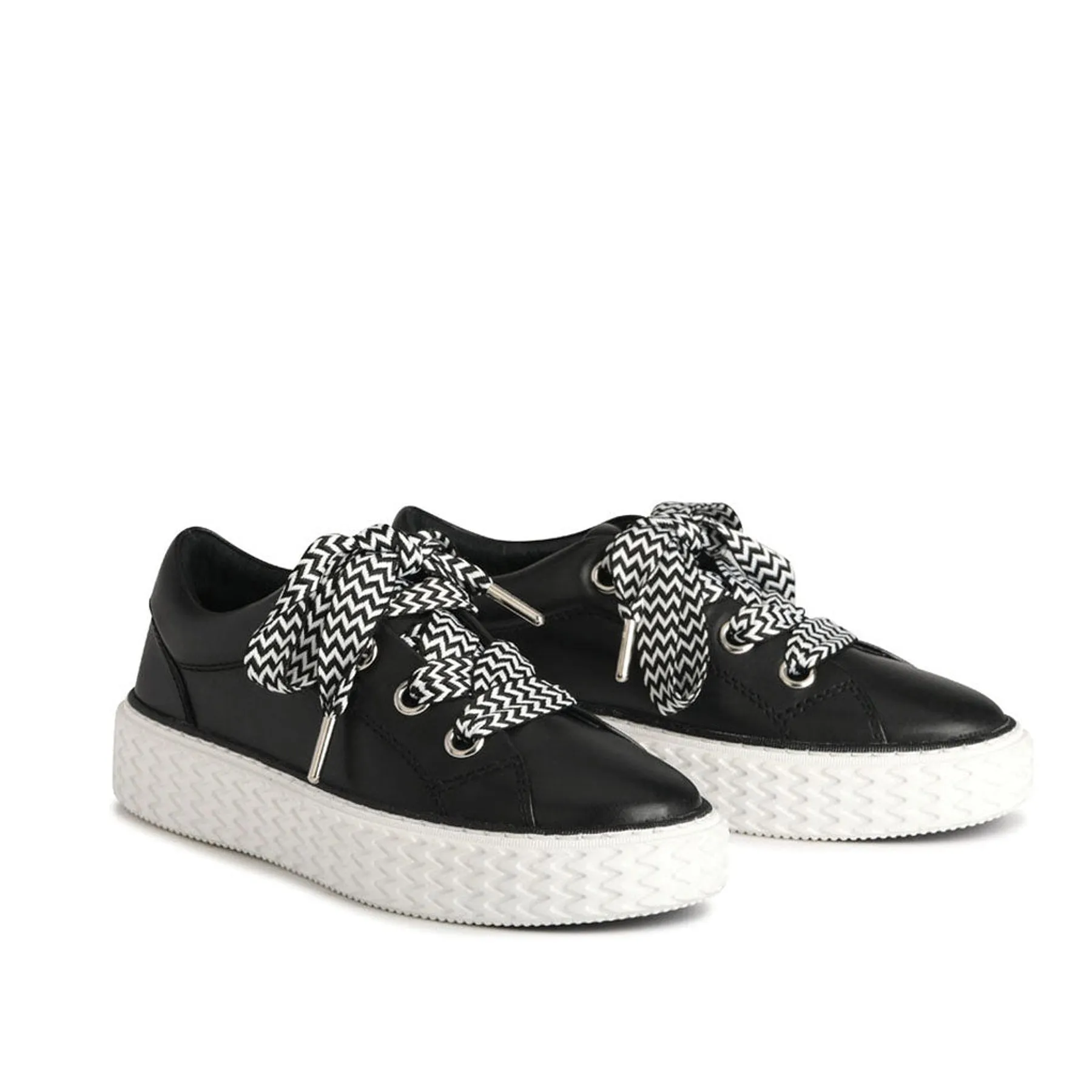 TRINSIC PLATFORM SNEAKERS LEATHER