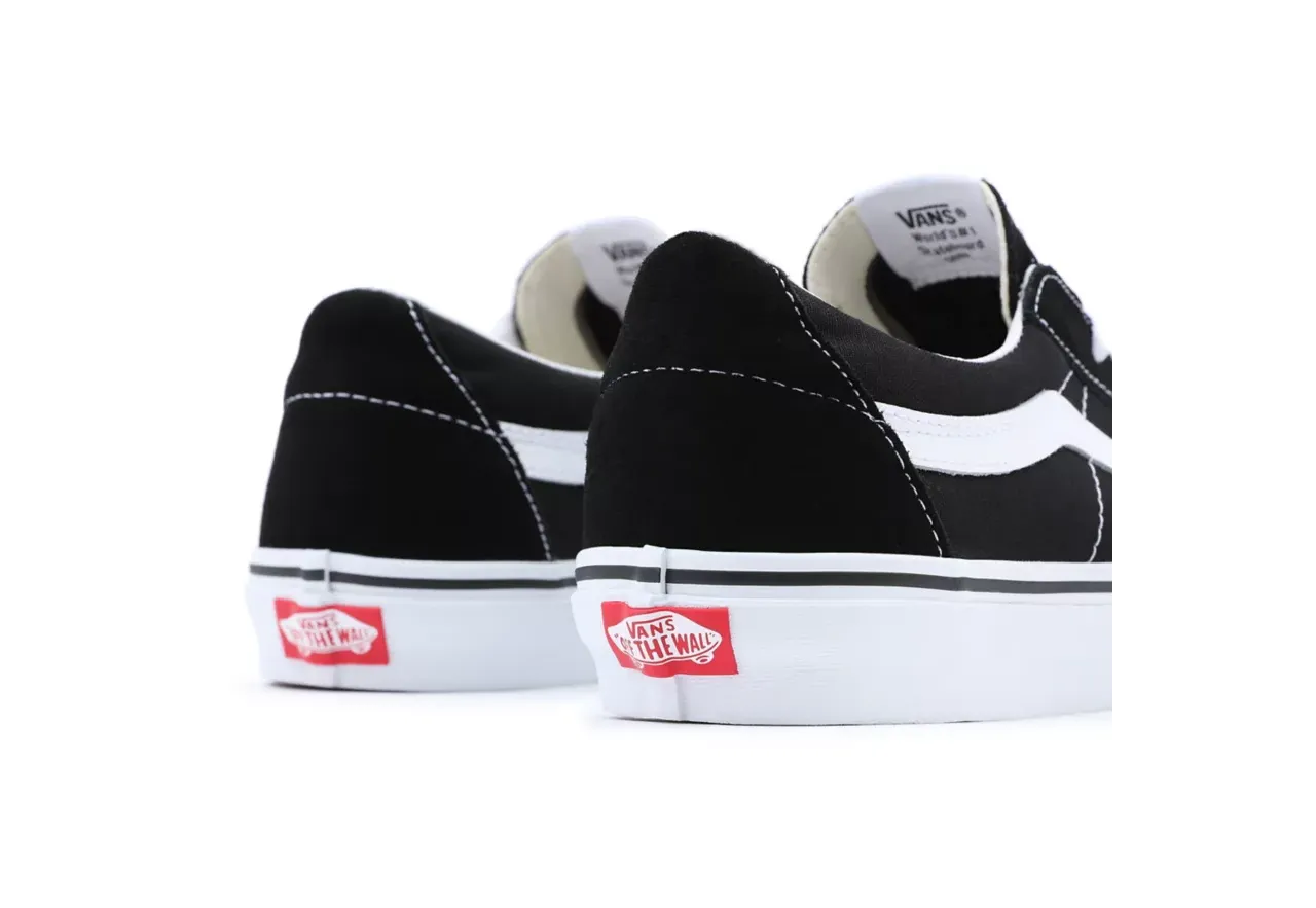 Vans scarpa sneakers bassa unisex Sk8-Low VN0A4UUK6BT1 nero-bianco