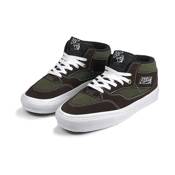 Vans Skate Half Cab '92 VCU Dark Brown - White