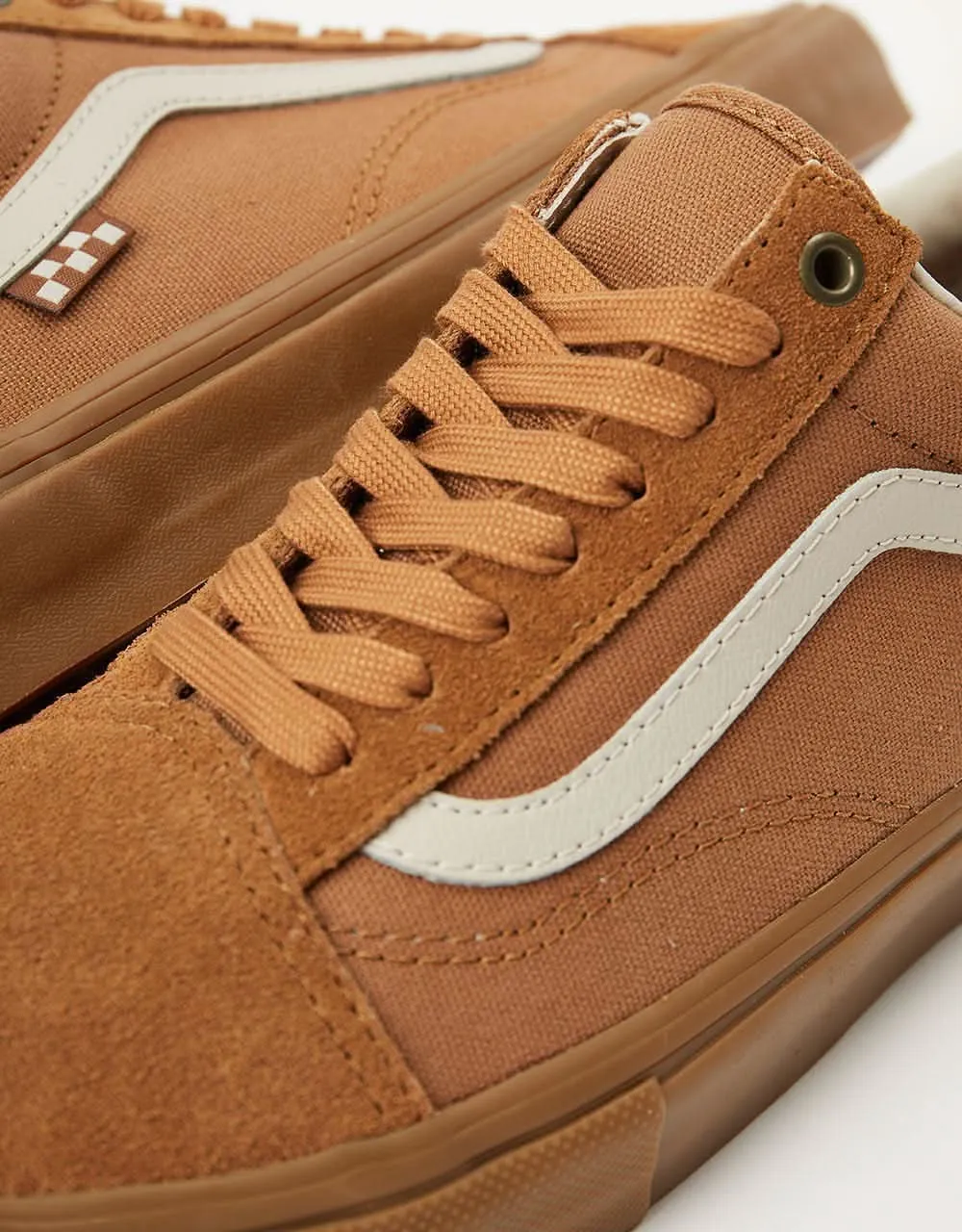 Vans Skate Old Skool Shoes - Light Brown/Gum