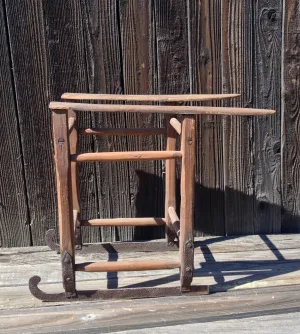 Vintage European Child's Ice Skating Sled