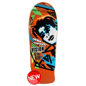 Vision 10" x 30.25" MG Modern Concave Orange Skateboard Deck