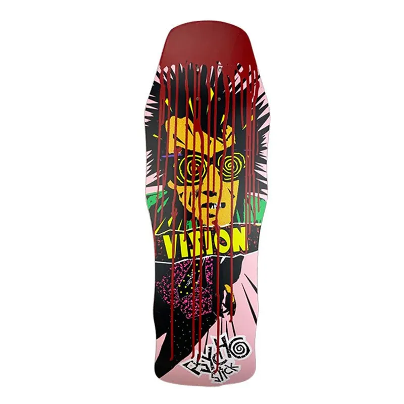 Vision 10" x 30" Halloween Horror Series Bloody Psycho Stick Limited Skateboard Deck