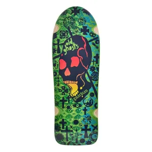 Vision 10" x 30" Old Ghost (GREEN STAIN) Skateboard Deck