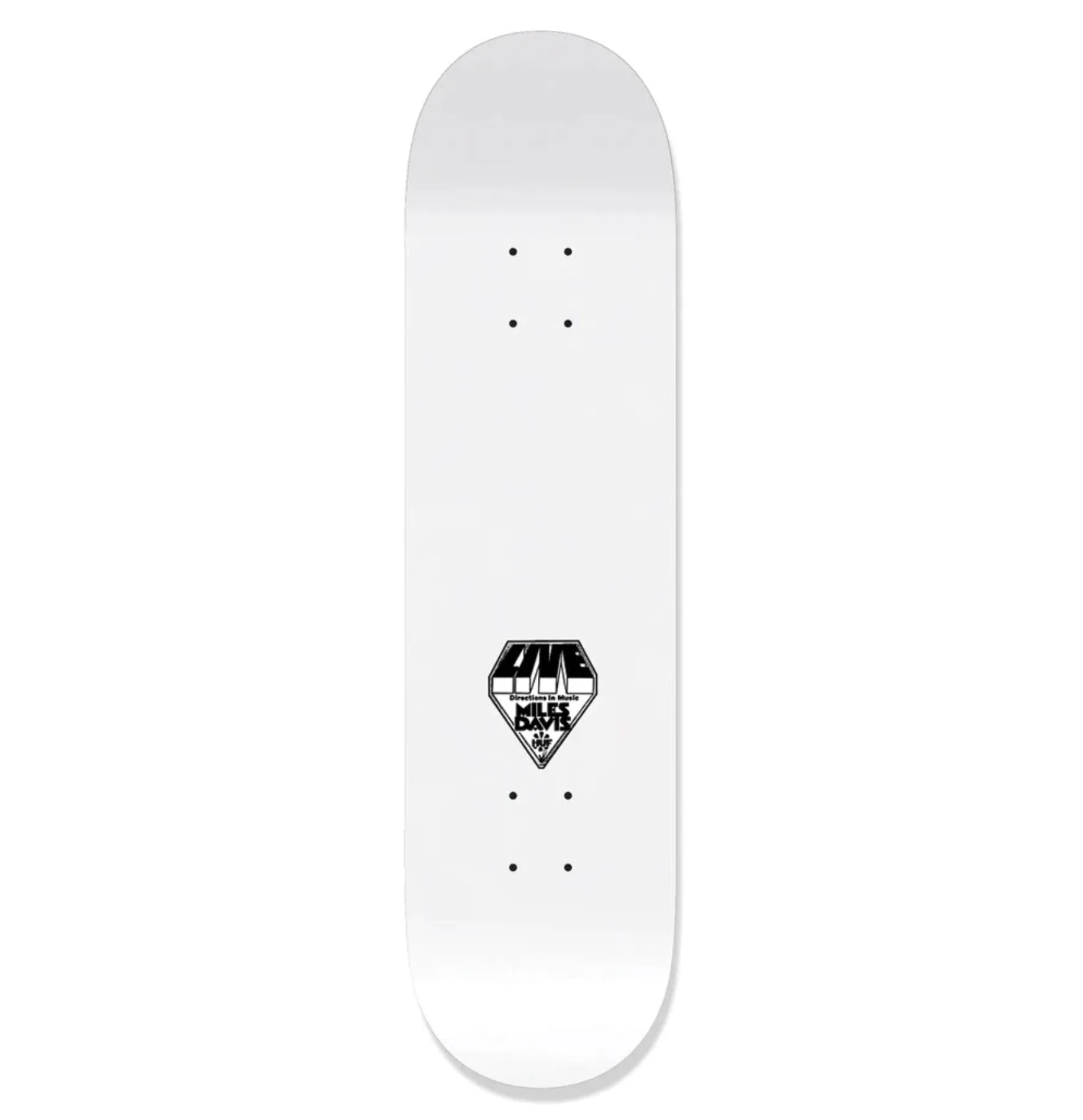 Vote For Miles White Skateboard Art Deck by Huf Skateboards