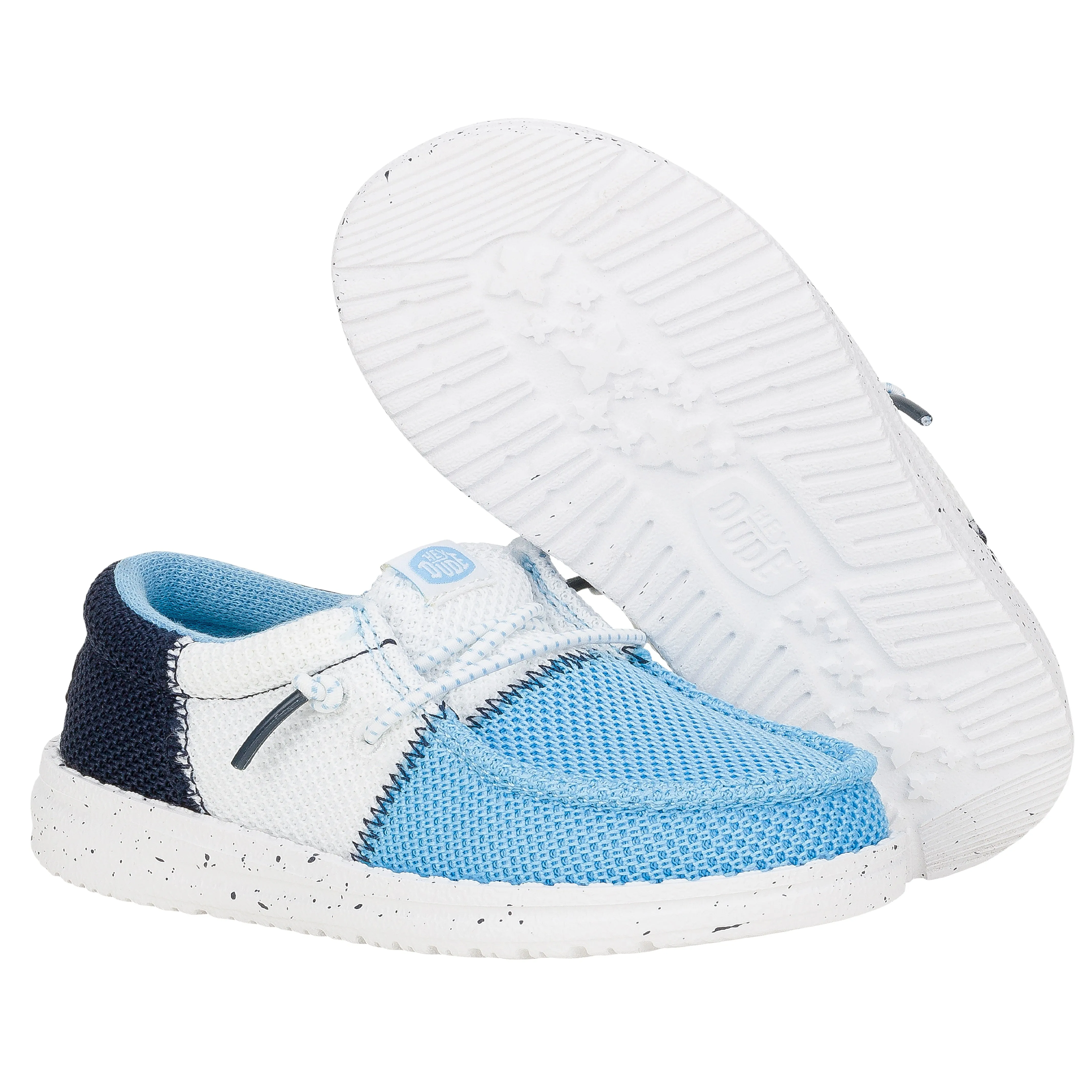 Wally Youth Tri Varsity Mesh - Sky Blue/White