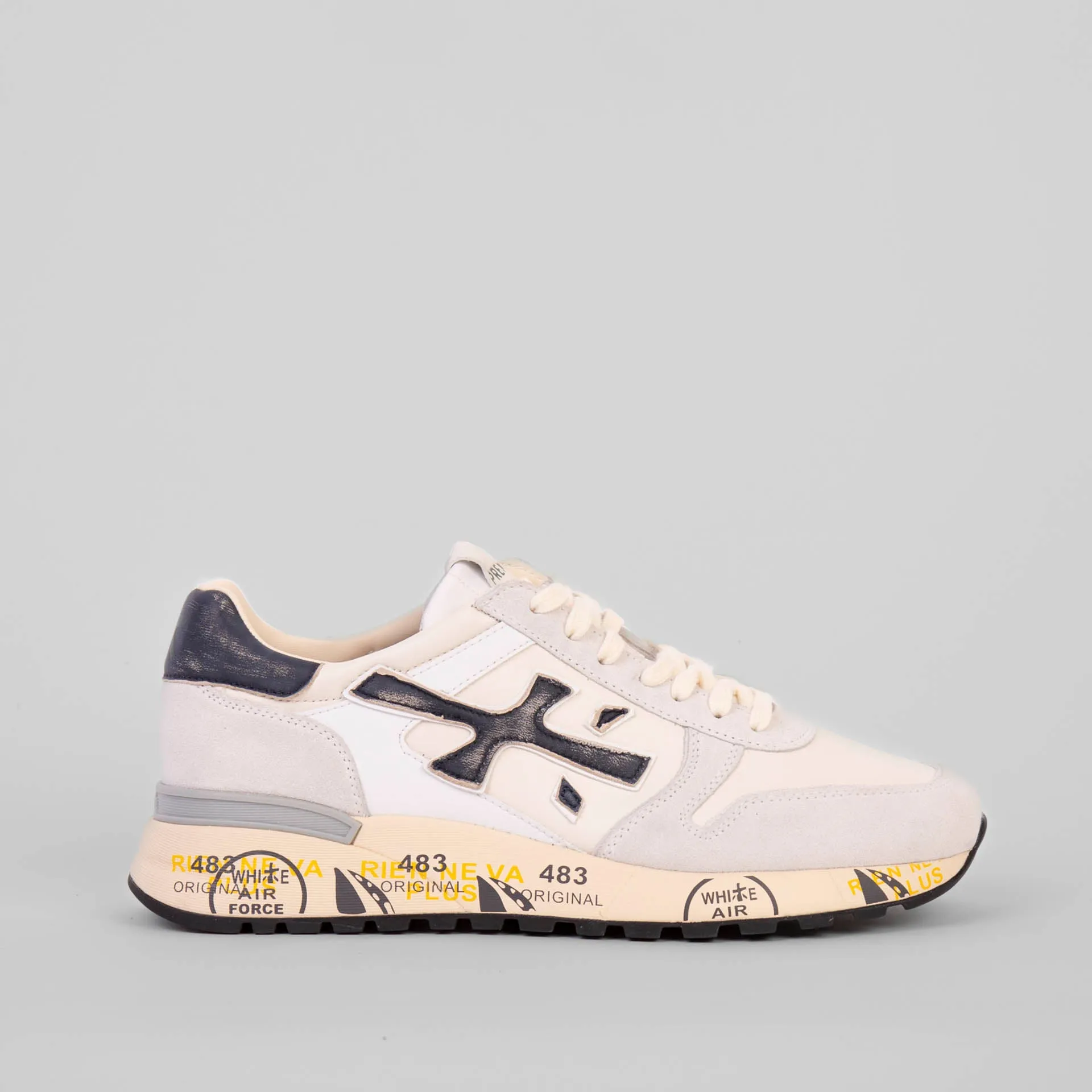 WHITE PREMIATA SNEAKERS MICK 6873 WHITE