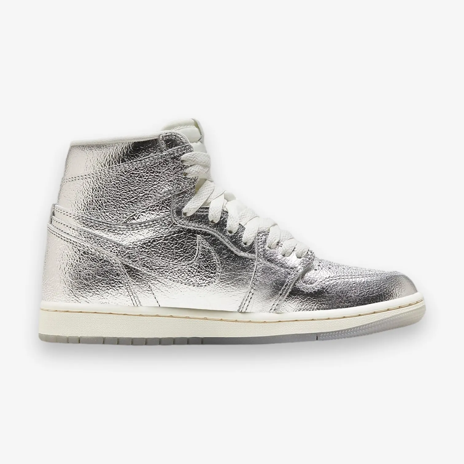 Women's AIR JORDAN 1 RETRO HIGH Metallic Silver Photon Dust FN7249-001