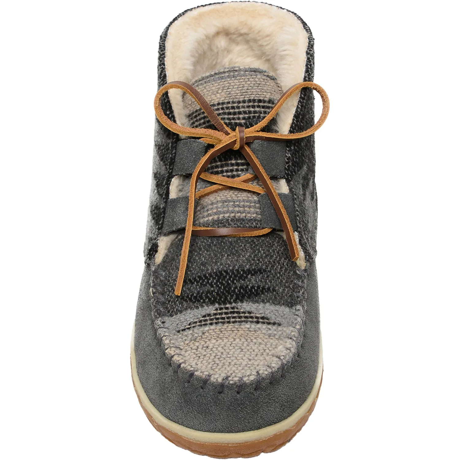 Women's Minnetonka Torrey Grey/Multi Suede