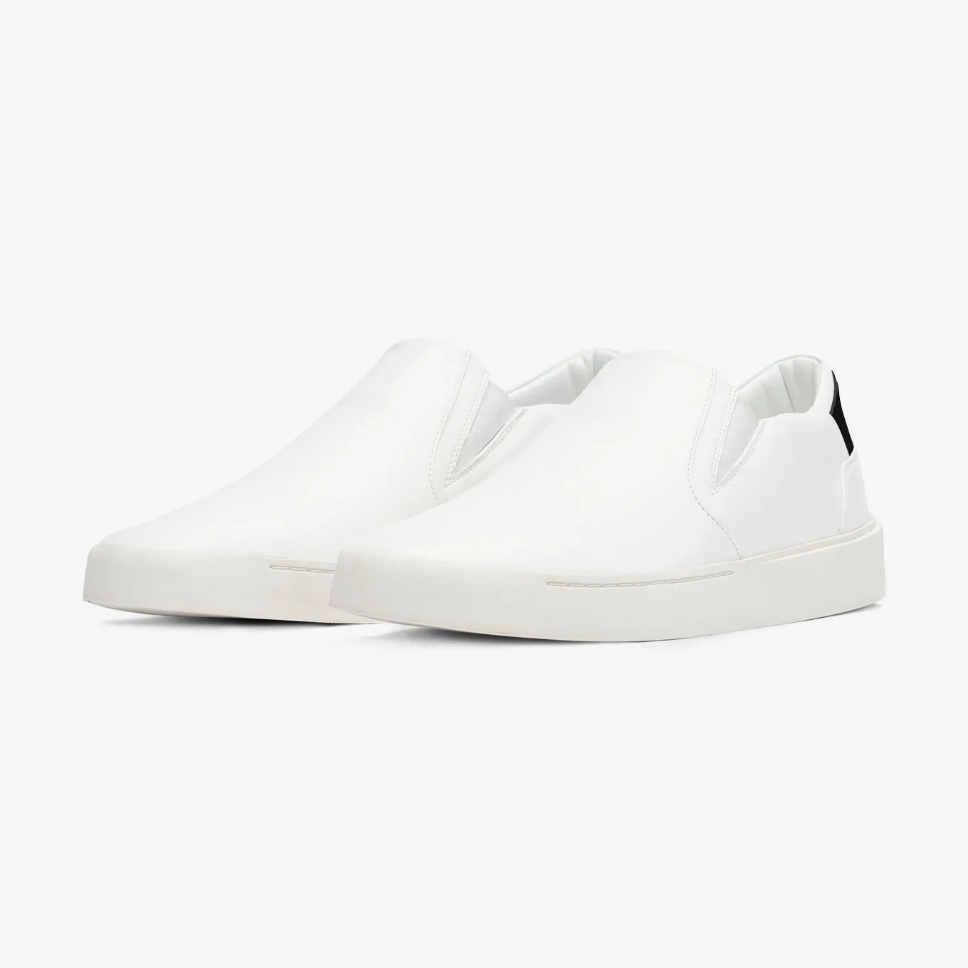 Women's Slip On | White-Black