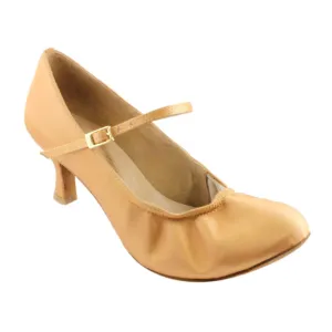 Women's Standard Dance Shoes, 6621 Natali-N, Tan, Heel 6cm Flare W