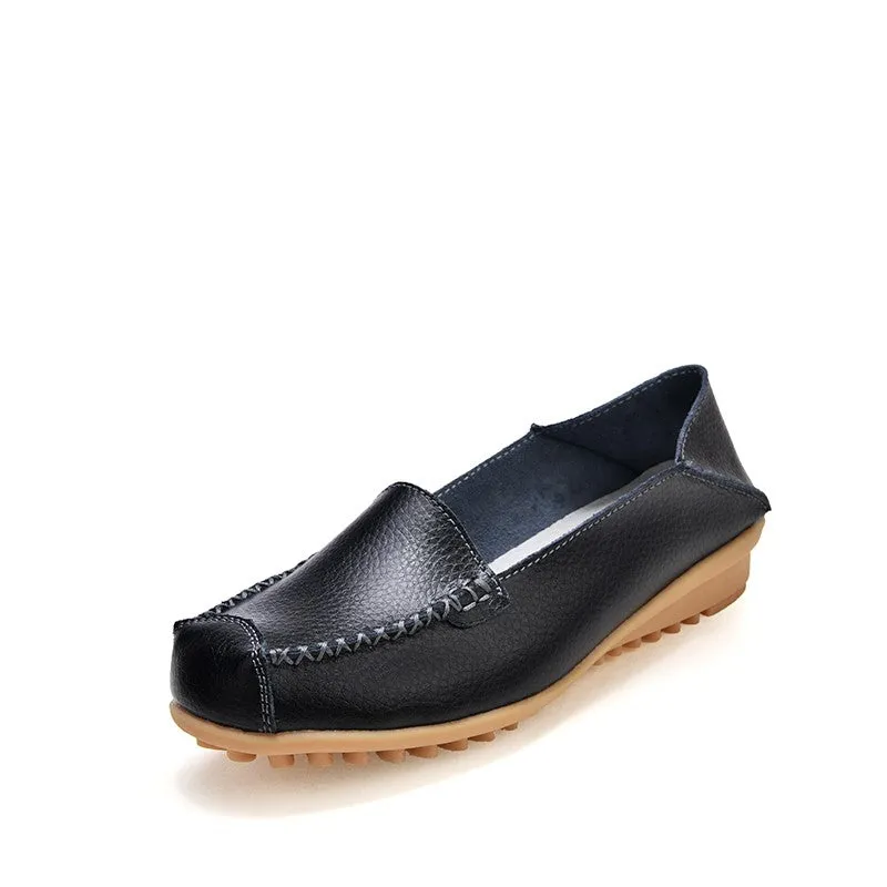 Women's stylish fashion breathable flat slip-on loafers